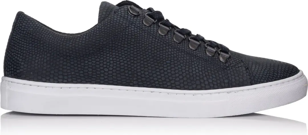 Omnio velo eco sneakers heren blauw embossed leer