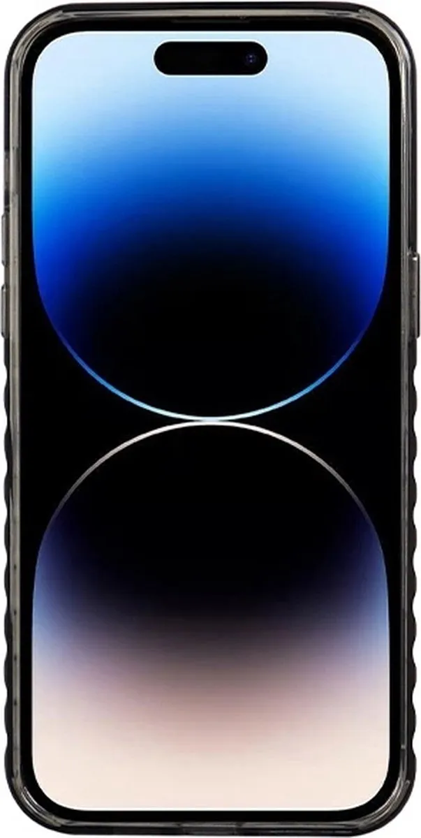 Audi IML Grille Pattern Back Case - iPhone 14 Pro - Zwart - afbeelding 5 van 6