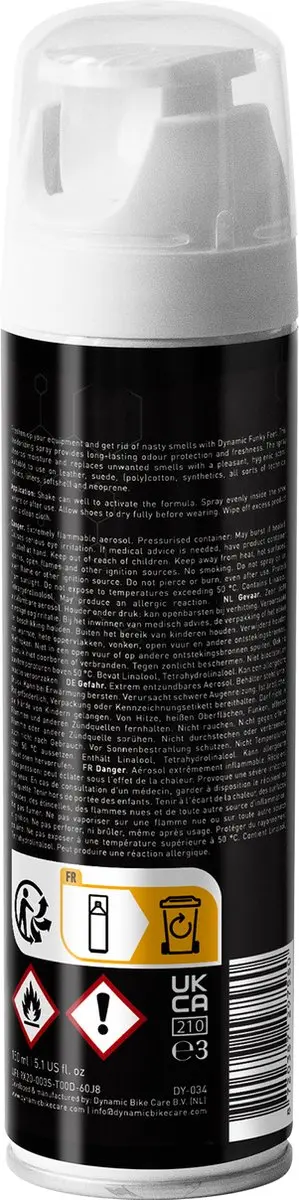Dynamic Funky Feet Schoenen Deodorant 150ml - afbeelding 2 van 6