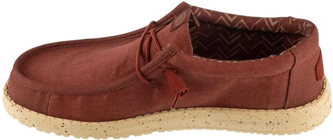 Hey Dude Wally Stretch Canvas, Mannen, Rood, mocassins, maat: 44 - afbeelding 2 van 5