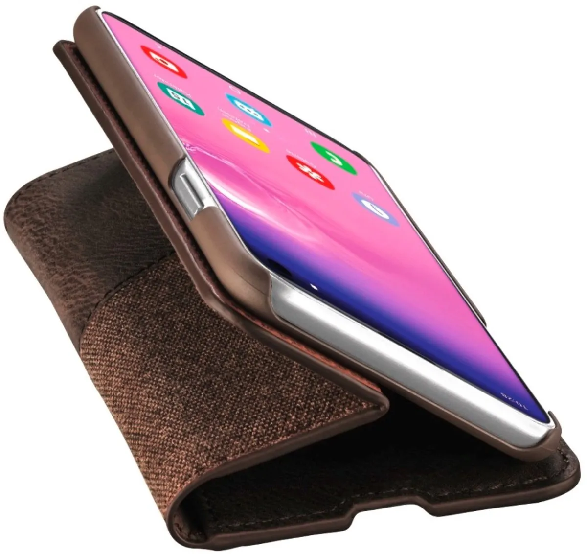 Hama Prime Line Booklet Gentle Brown Samsung Galaxy S10 - 2 Pasjes - afbeelding 6 van 6