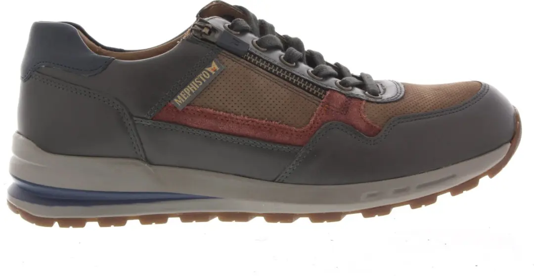 Heren Veterschoenen Mephisto Bradley Graphite Grijs
