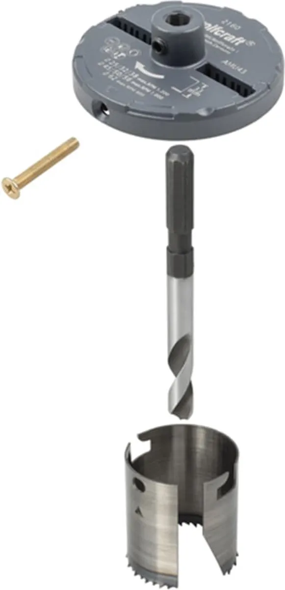 Wolfcraft Gatenzaagset 25-62mm Metaal - 7-delig