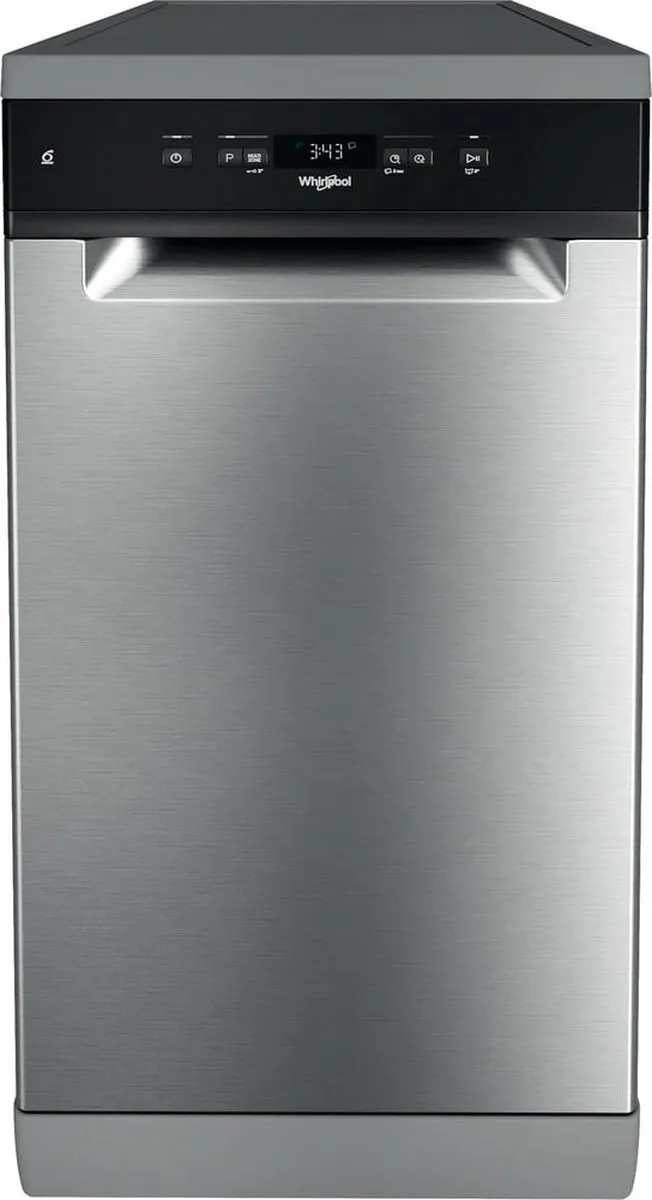 Whirlpool WSFC 3M27 X Vrijstaand Oven - 10 Couvets - Roestvrijstaal/Zwart