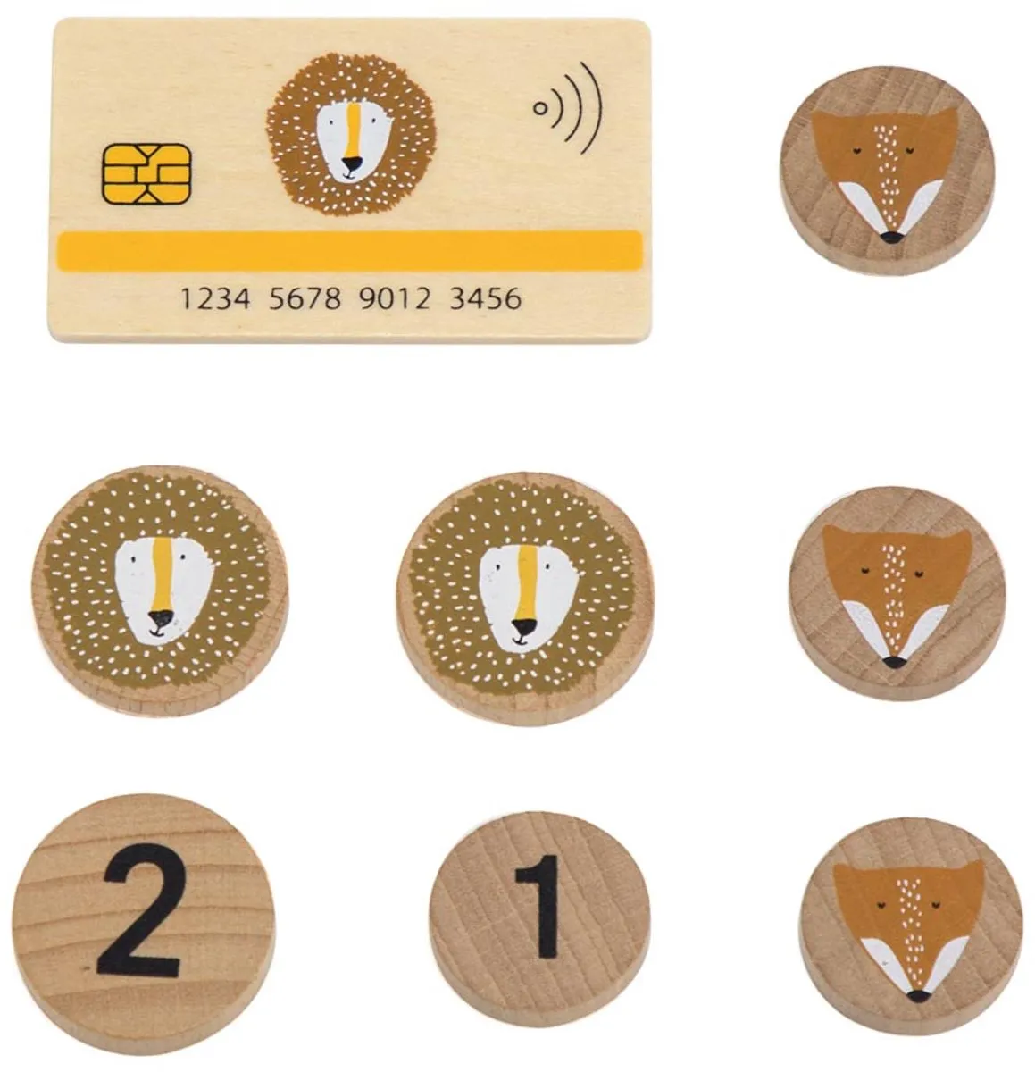 Trixie Houten Speelgoedwinkel Kassa - Multi