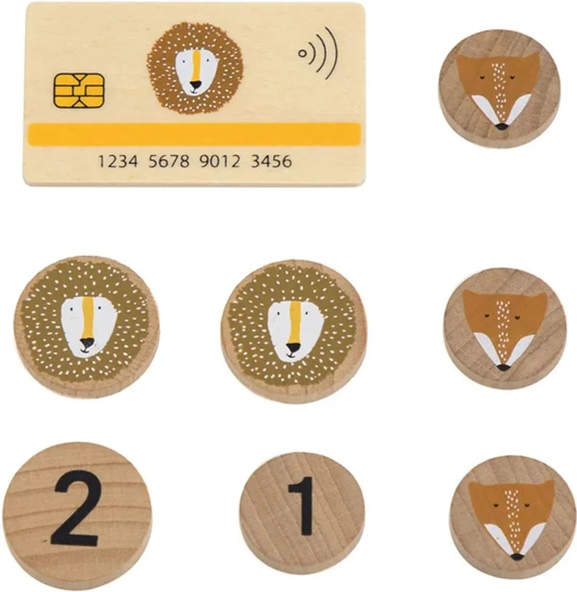Trixie Houten Speelgoedwinkel Kassa - Multi