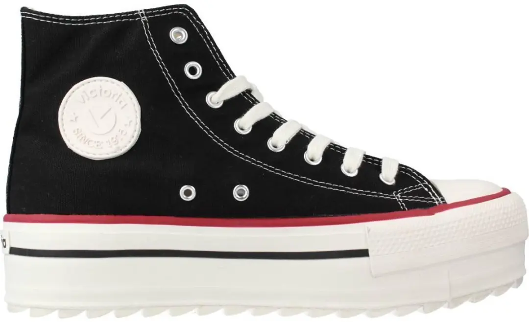 Hoge sneakers met veters
