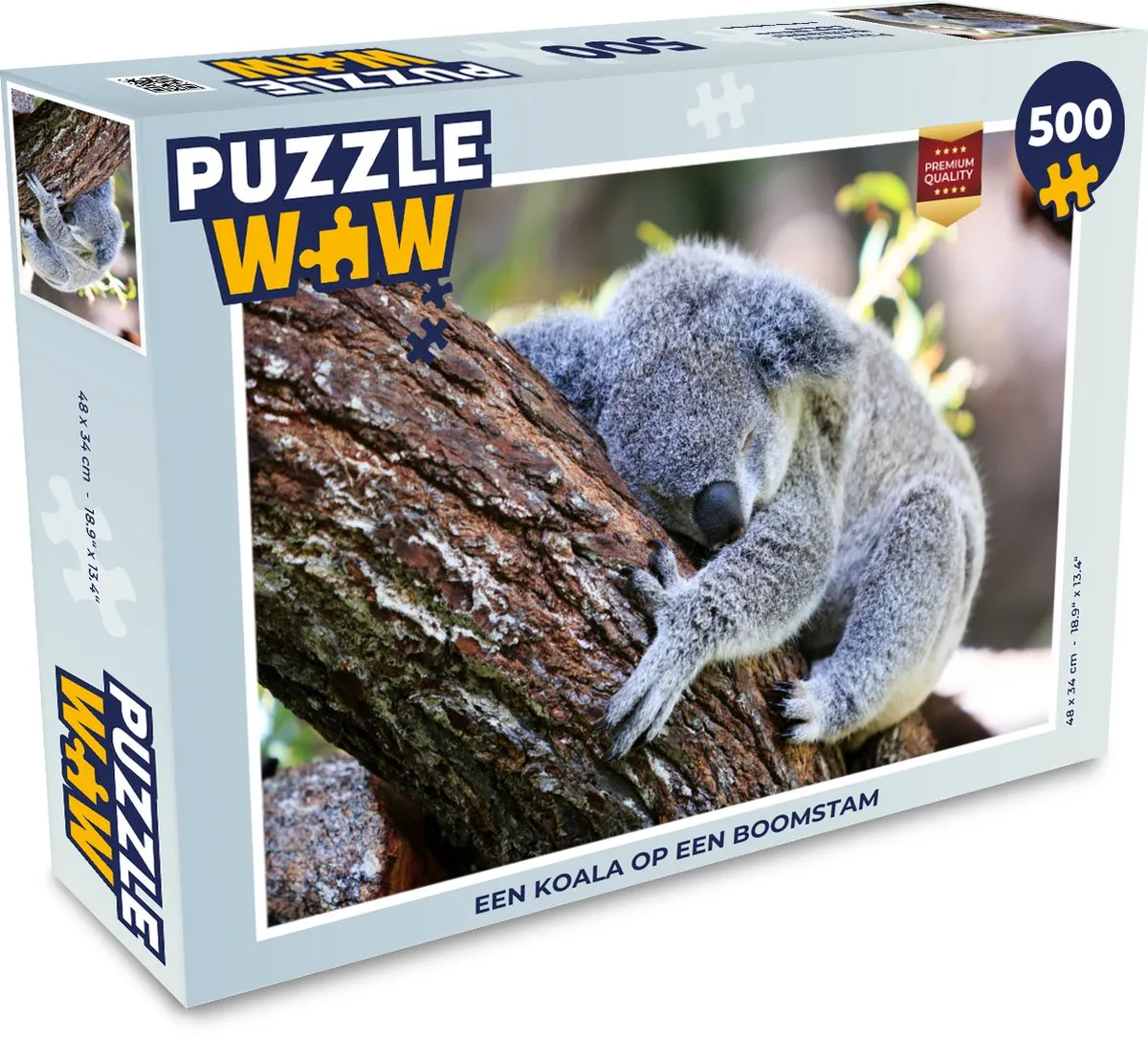 PuzzleWow Koala Boom Legpuzzel 500 Stuks