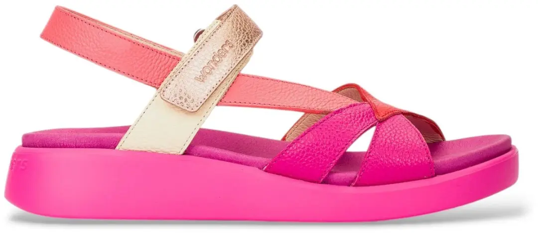 Wonders Roze Combi-Sandalen