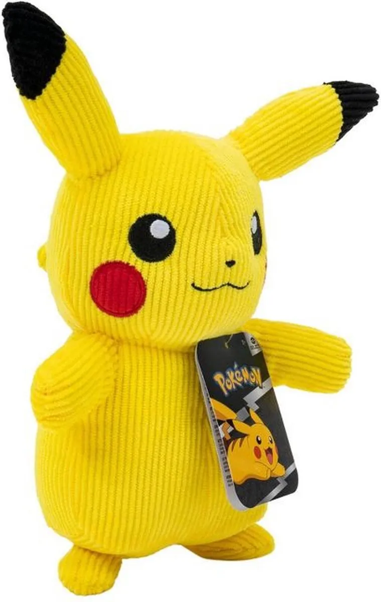 Pokémon Pikachu Corduroy Pluche 20cm