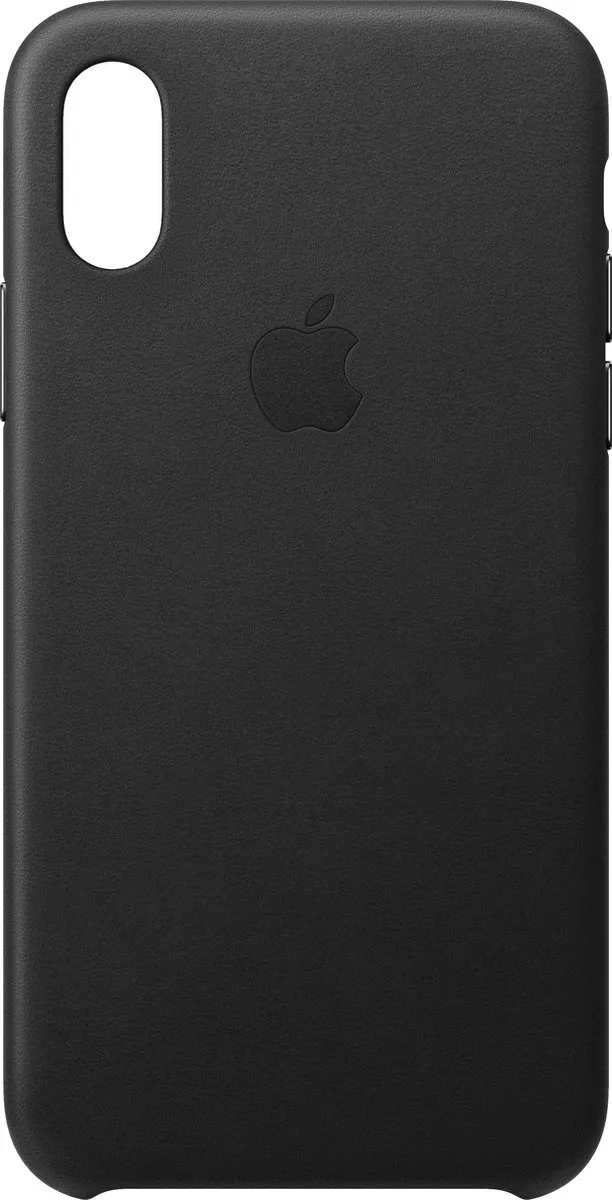 Apple Leren Hoesje iPhone Xs MRWM2ZM/A - Zwart