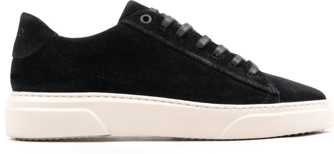 Omnio kea base sneakers heren zwart suède