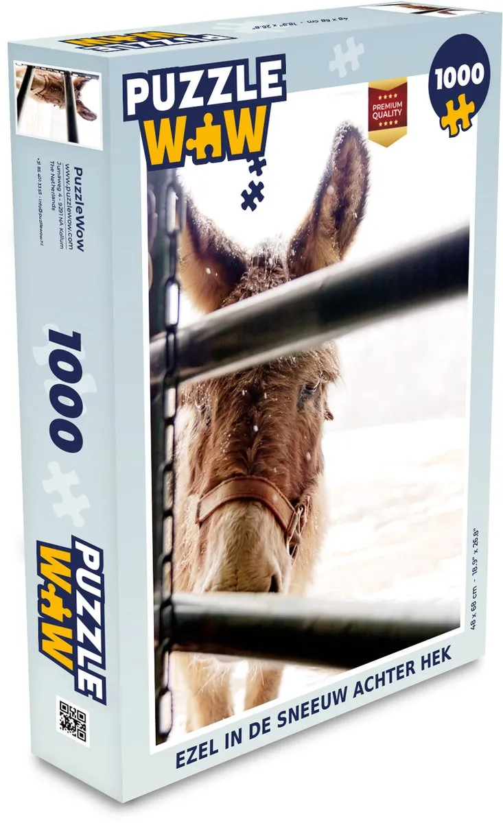 PuzzleWow Legpuzzel 1000 Stuks