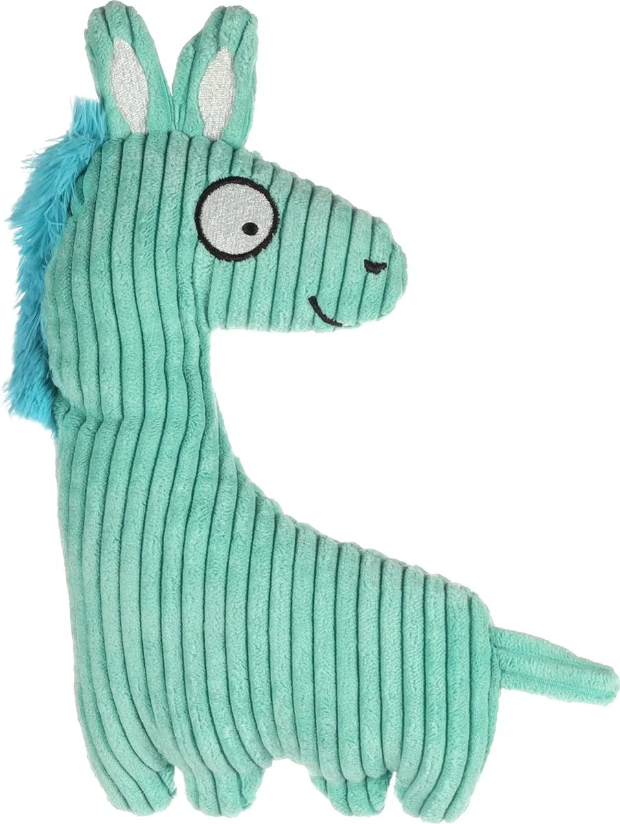 Flamingo Pebbles Corduroy Paard Honden-speelgoed