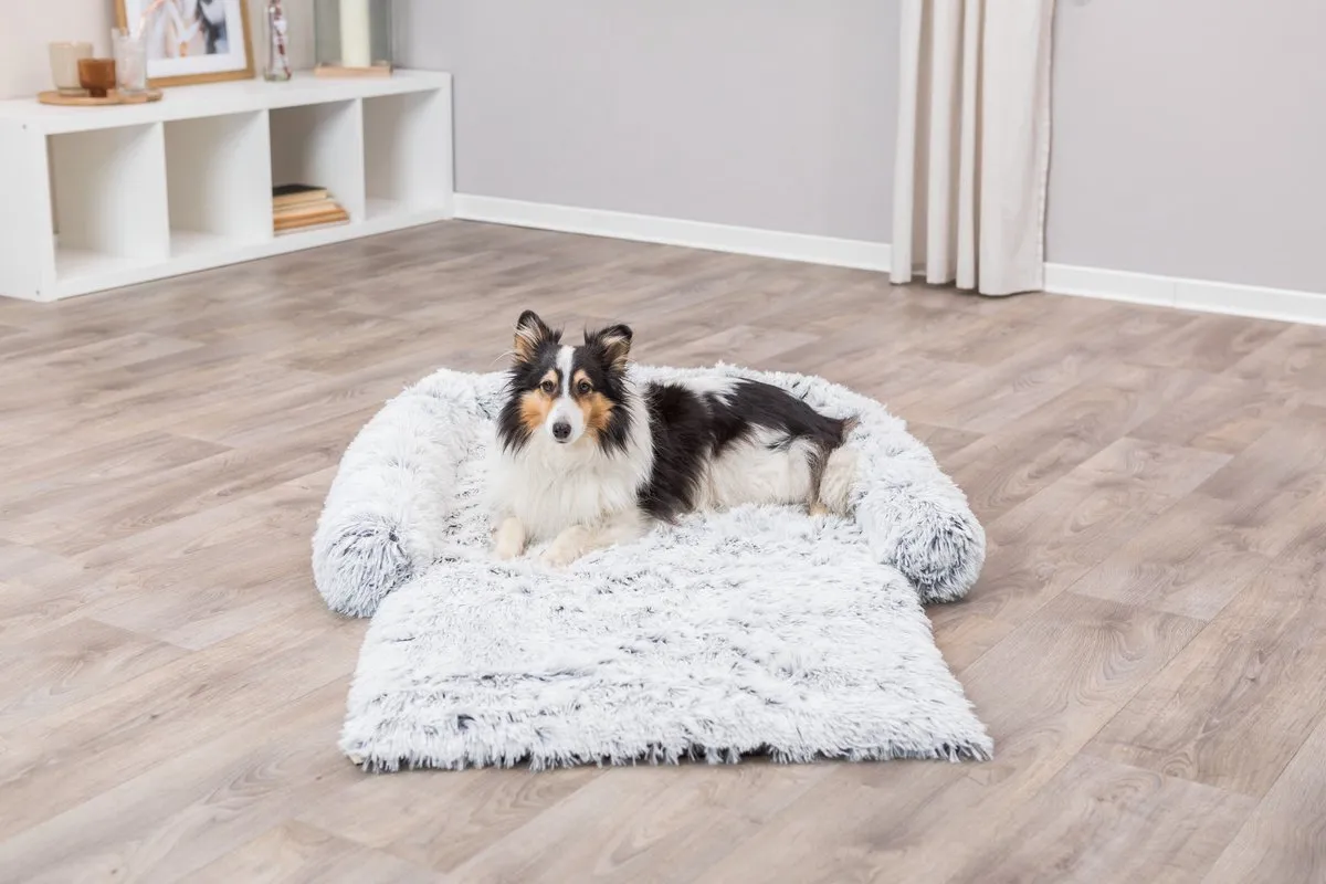 Trixie Sofa Hondenbed Harvey Hoekig 80x130cm - Wit/Zwart