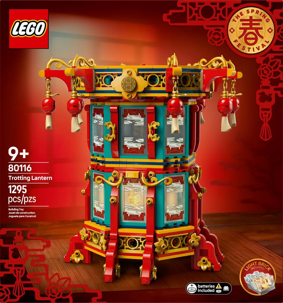 LEGO Chinees Nieuwjaar 80116 Magische Lantaarn - 1295 Stukken - 5 Minifiguren