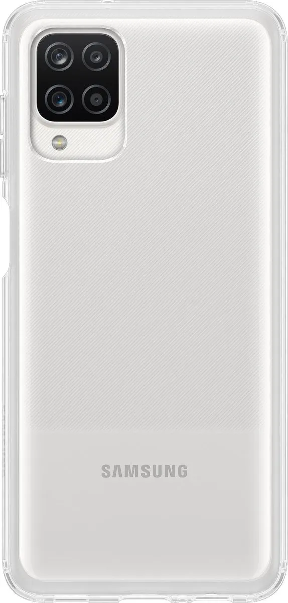 Samsung Galaxy A12 Soft Clear Hoesje - EF-QA125TTEGEU - Transparant - afbeelding 6 van 6