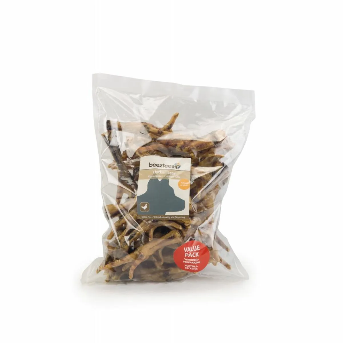 Beeztees Kippenpoten Hondensnack - 500 gram