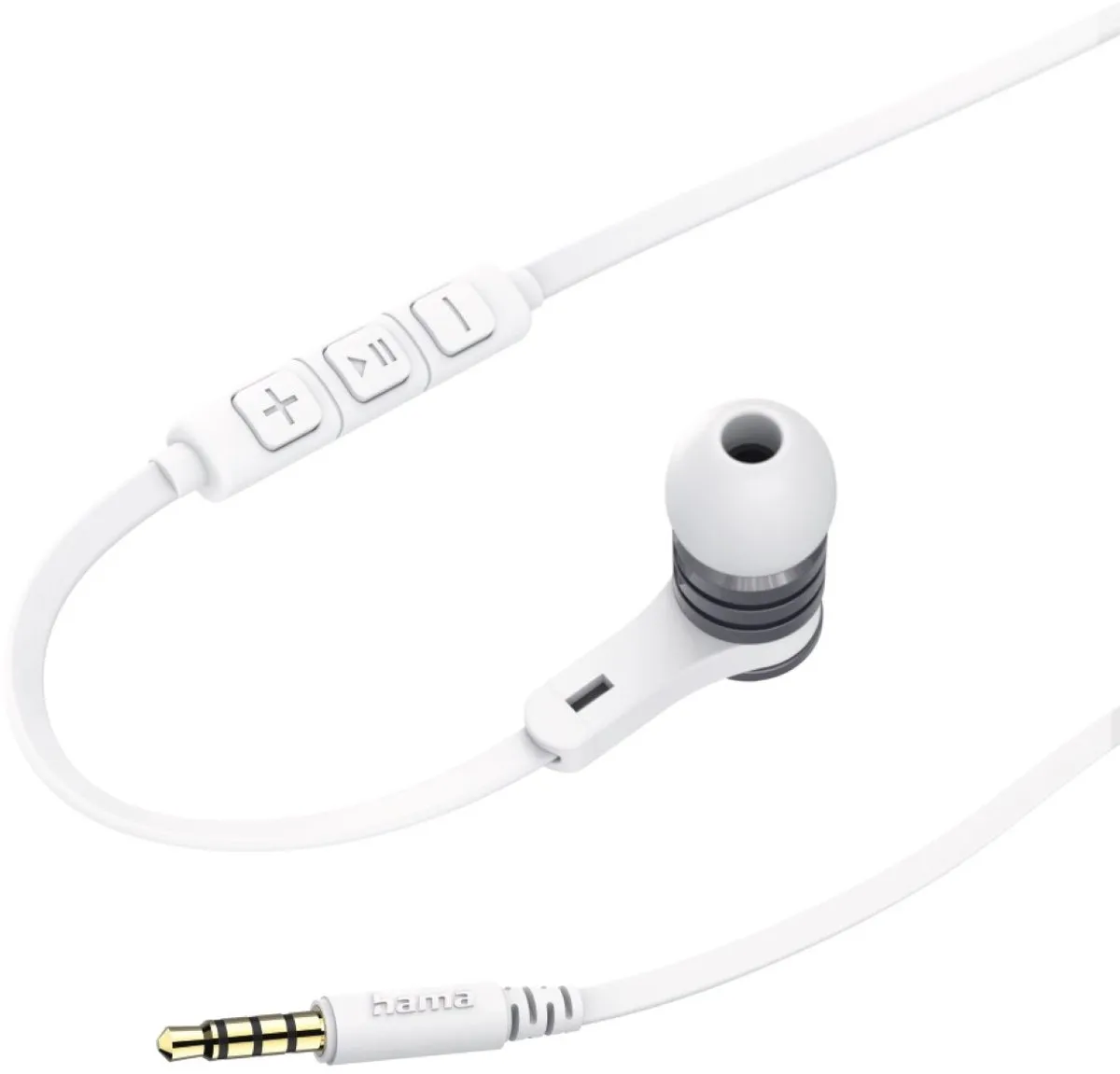 Hama Intense In-ear Headset 00184019 - Zilver/Wit