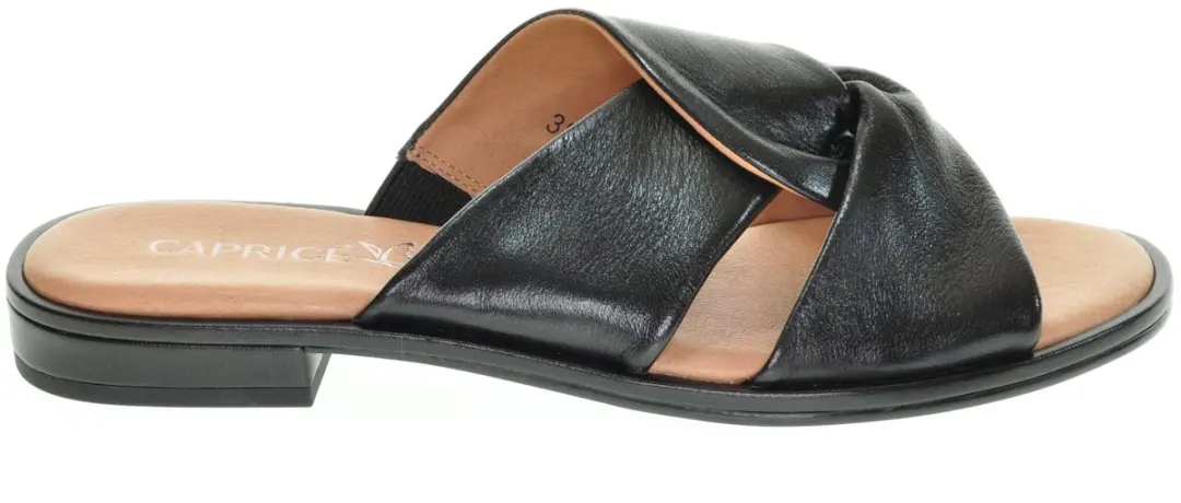 Zwarte Instapper Leder Caprice maat 40