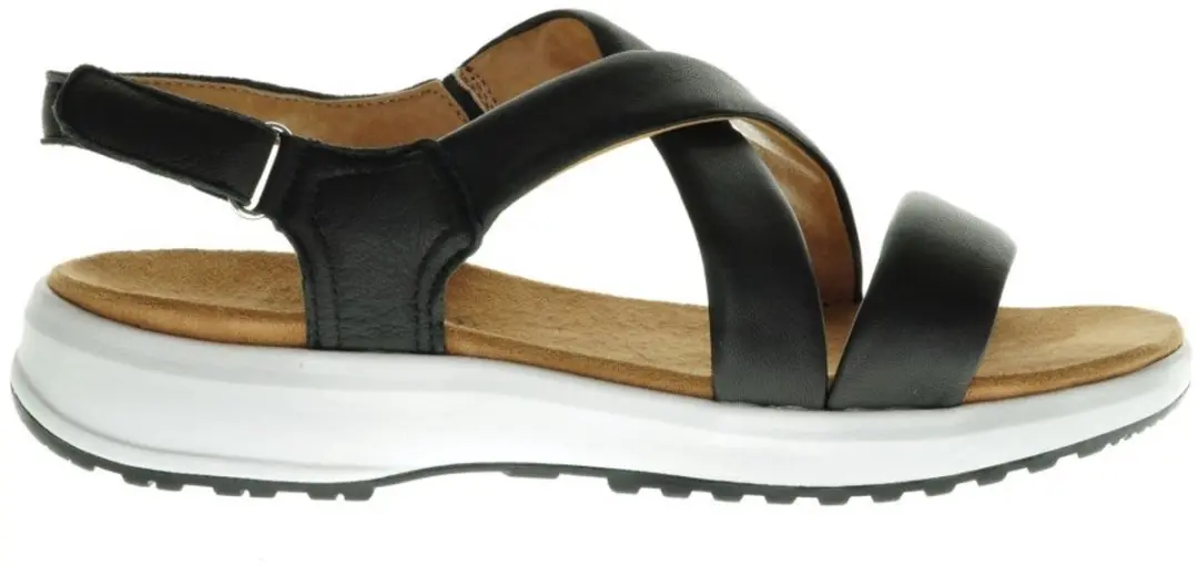 Caprice Sandalen Zwart Nappa Comfort maat 39