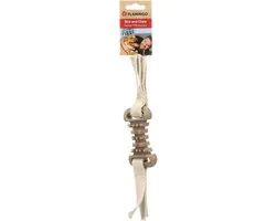 Flamingo Wilga Been met Touw Hondenspeelgoed 524219 - 28cm - Bruin