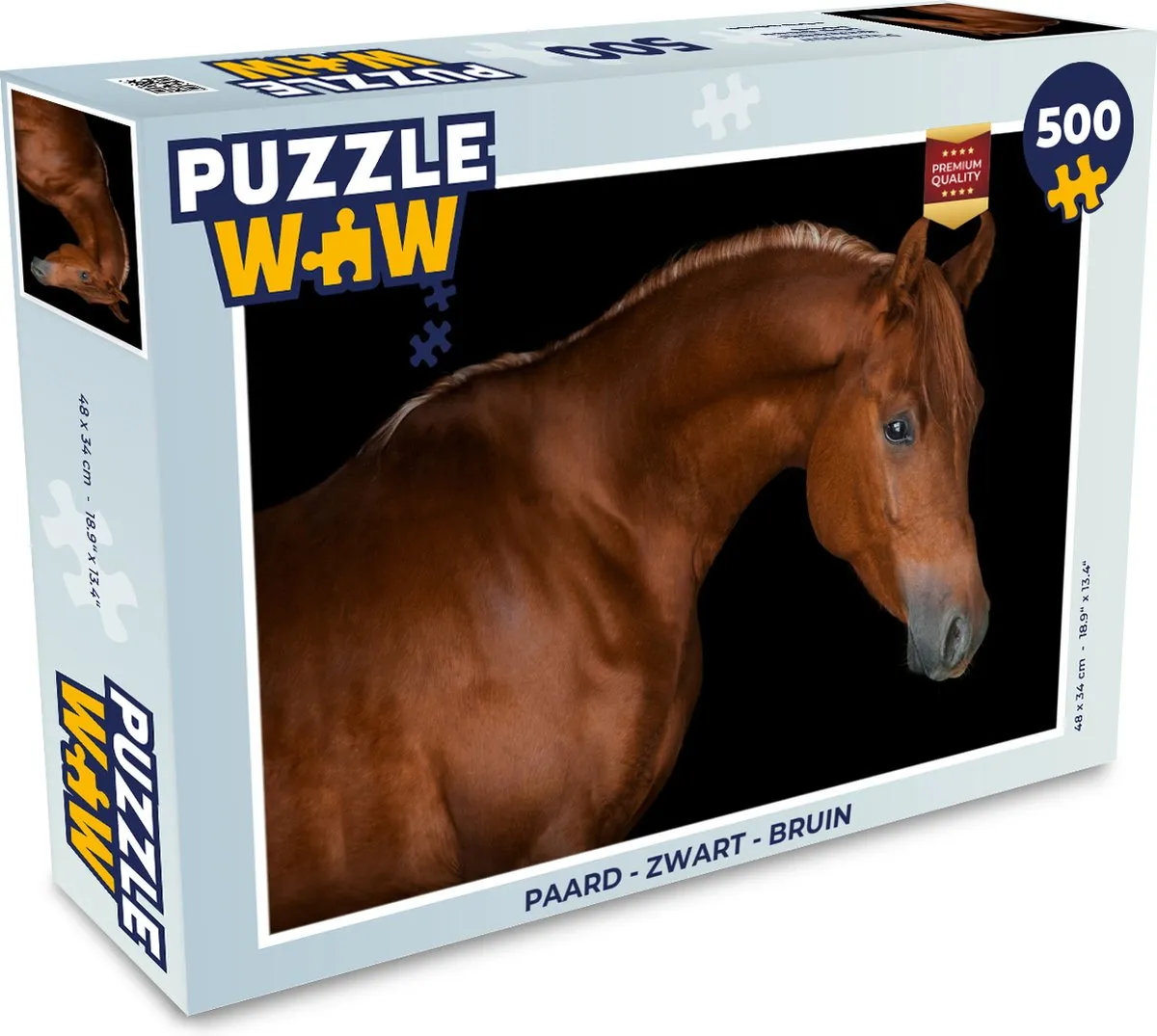 PuzzleWow Paard Legpuzzel 500 Stuks