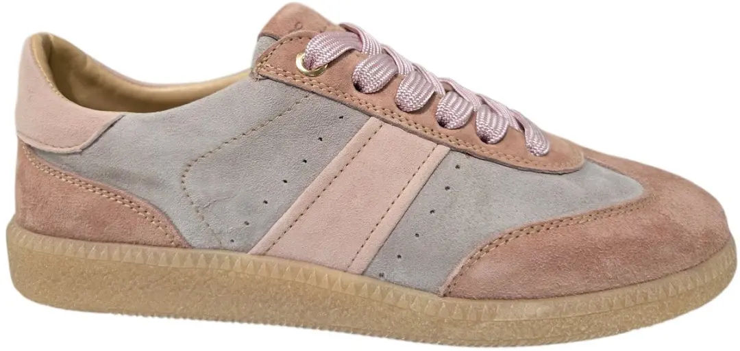Gianluca Pisati Carol Pha-Per-Cip Sneakers Roze met Blauw Nubuck en Suede Dames