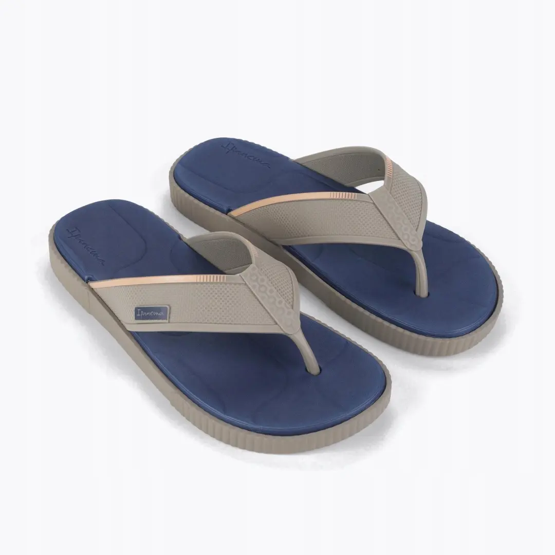 Ipanema Heren Slippers Vintage Grijs/Blauw Maat 43
