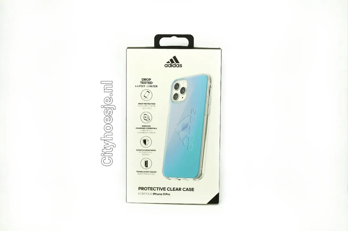 Adidas Back Cover iPhone 11 Pro - Blauw