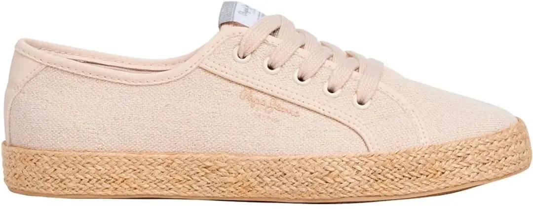 Pepe Jeans Brady Jute Schoenen Beige EU 37 Vrouw