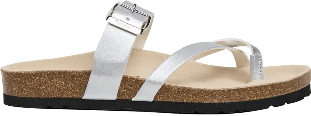 Pepe Jeans Oban Cool Sandalen Zilver EU 36 Vrouw
