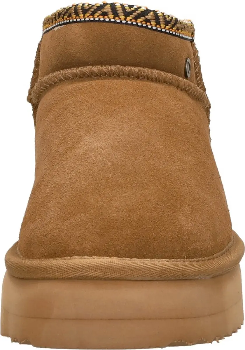 Warmbat Durack Plateau Tape Enkellaarsjes - Cognac - 44 - afbeelding 6 van 6