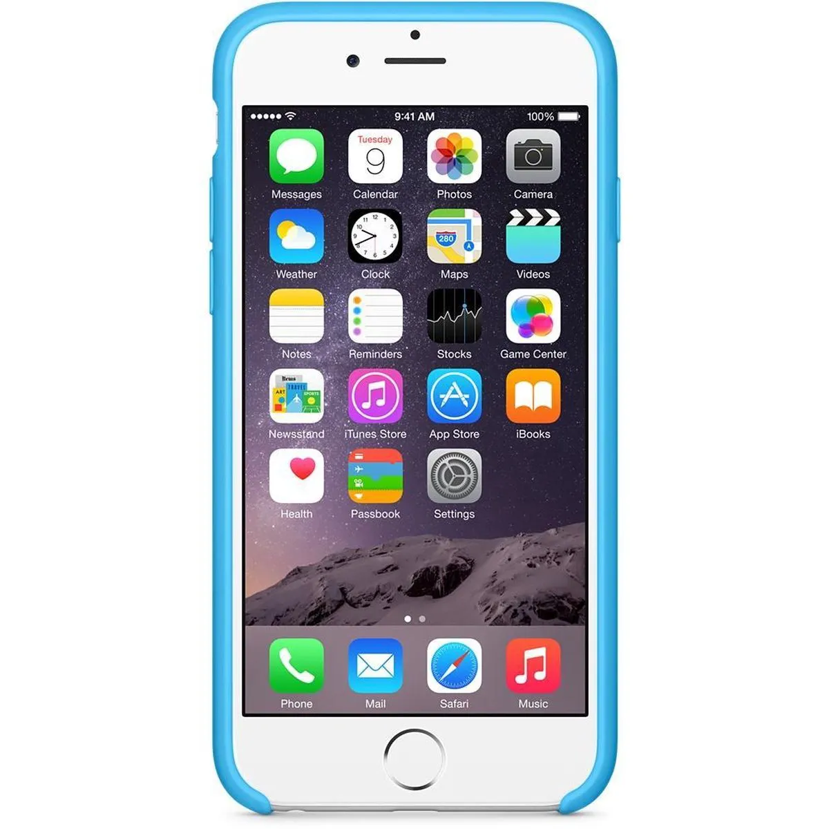 Apple Siliconen Hoesje iPhone 6/6s MGQJ2ZM/A - Blauw