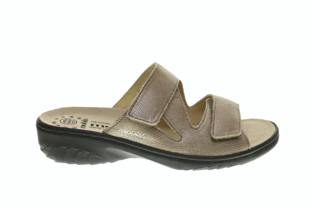 Mephisto Mobils Ergonomic Geva Taupe Slipper