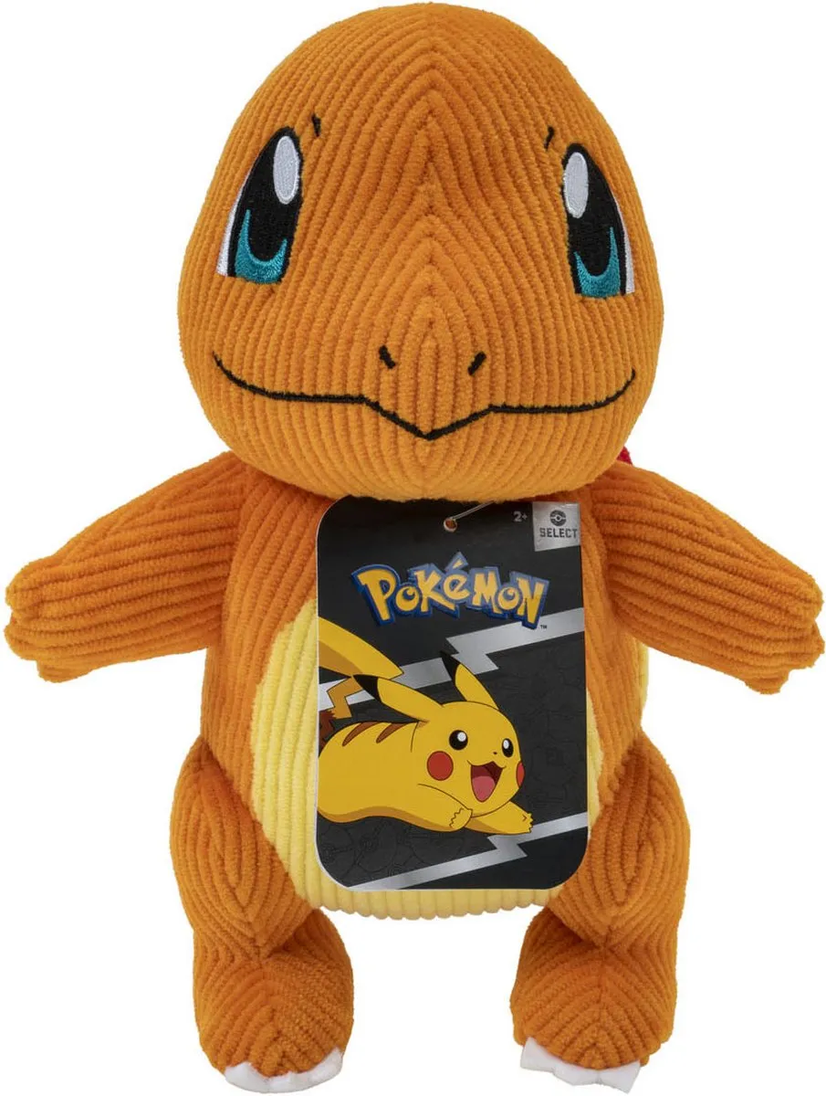 Pokémon Corduroy Pluche Charmander 20cm Knuffel