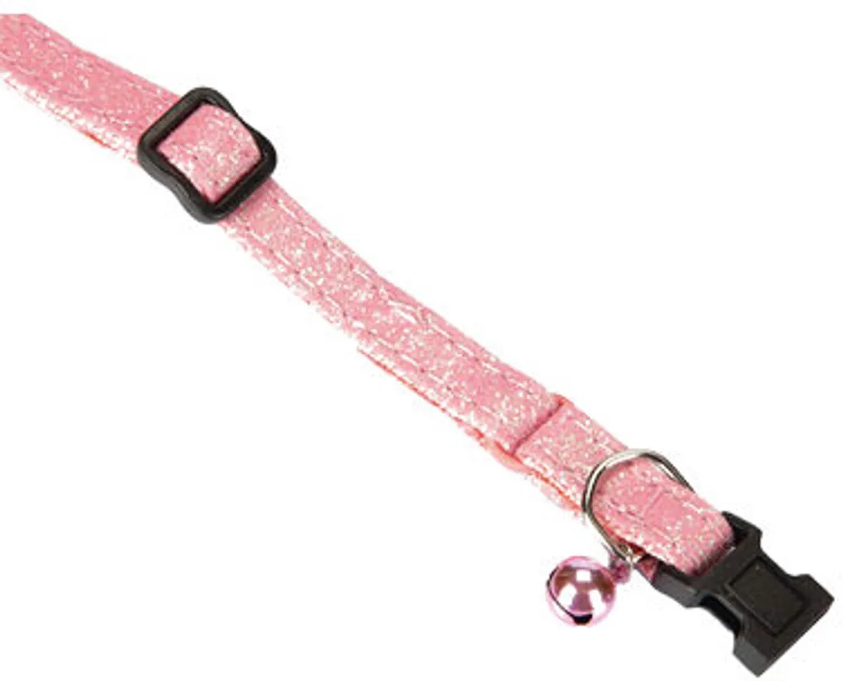 Beeztees Glitter Kattenhalsband Roze