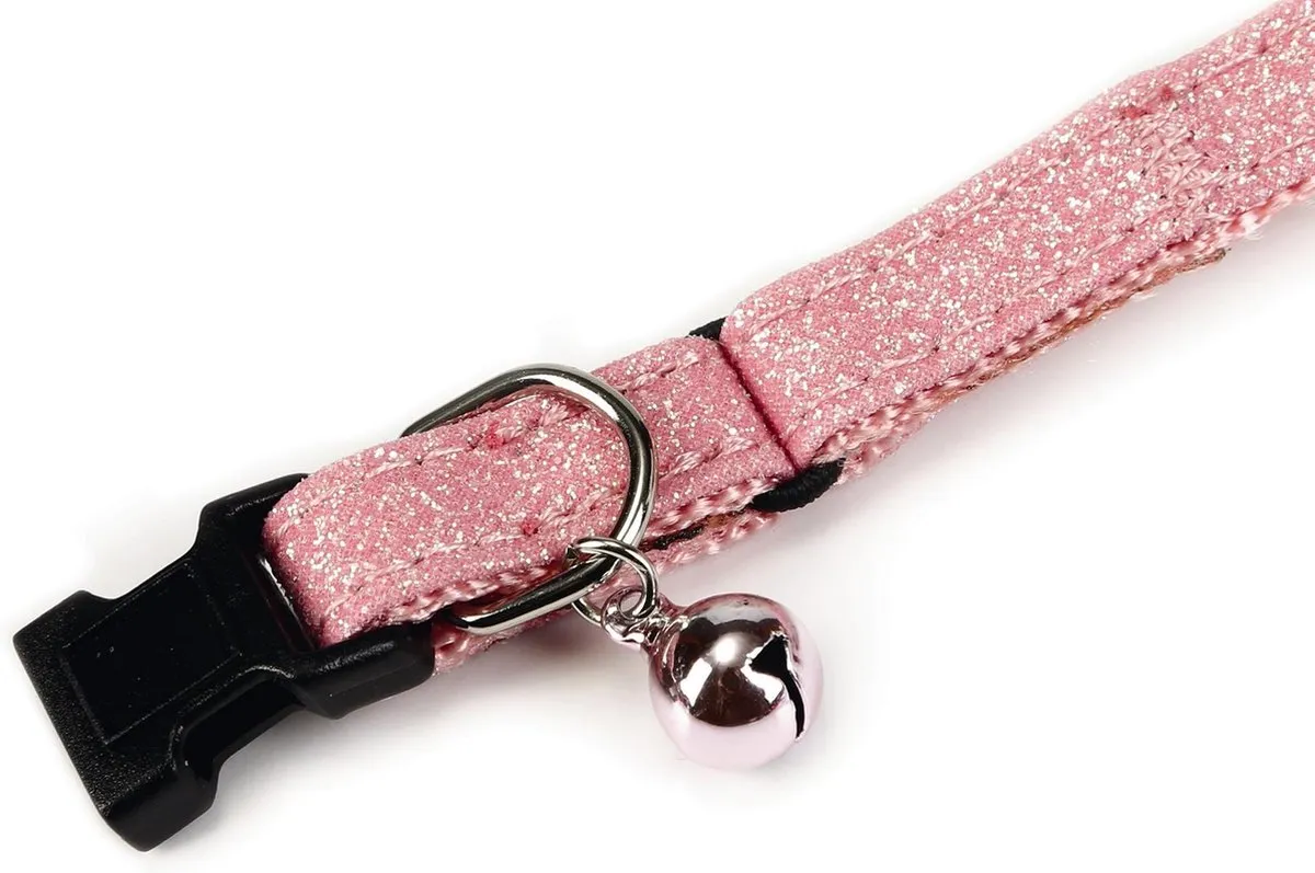 Beeztees Glitter Kattenhalsband Roze