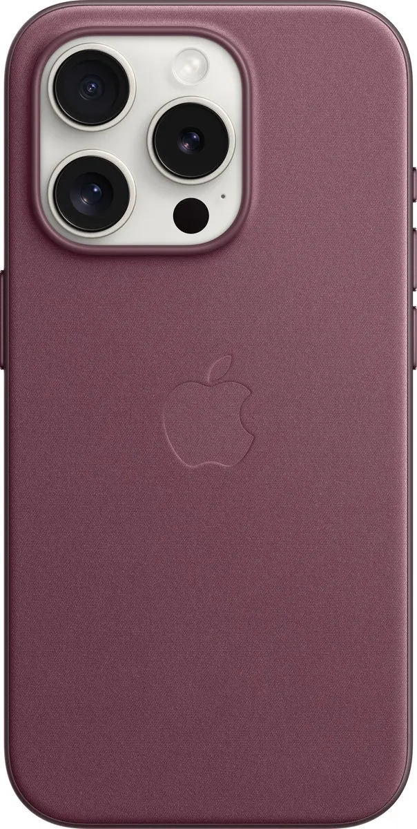 Apple FineWoven Hoesje iPhone 15 Pro - Mulberry - MT4L3ZM/A