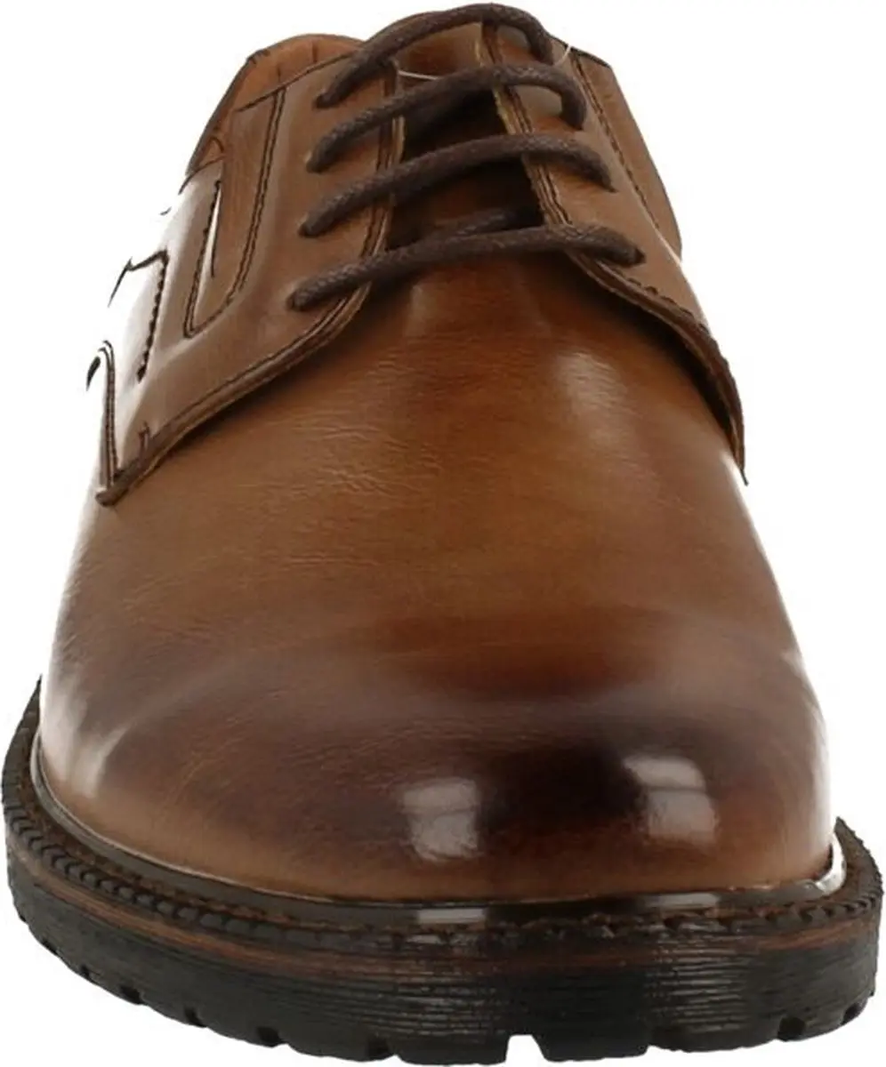 Bottesini Heren Veterschoen | Cognac | Maat: 45