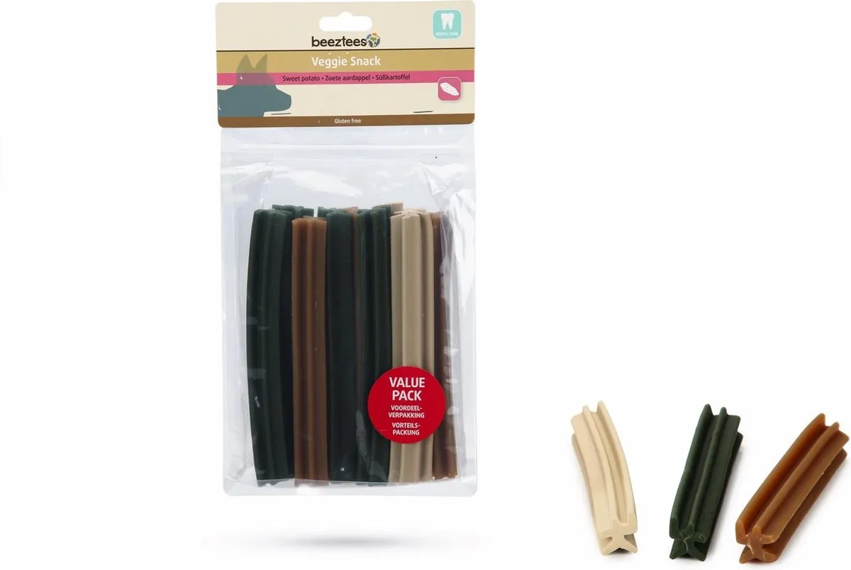 Beeztees Hondensnack Veggie Staaf Mix 500g
