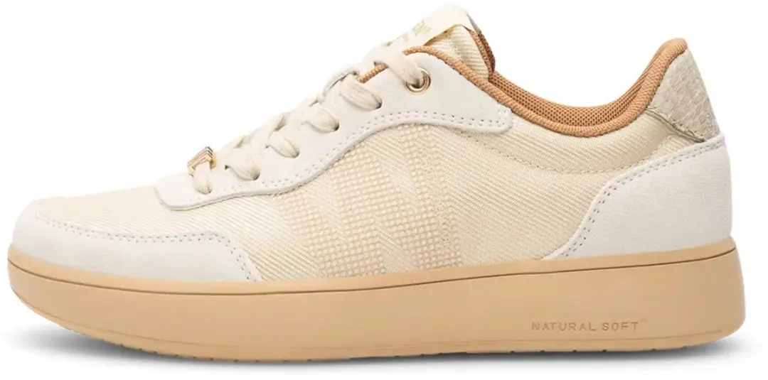 Woden Line Sneak Schoenen Beige EU 41 Vrouw