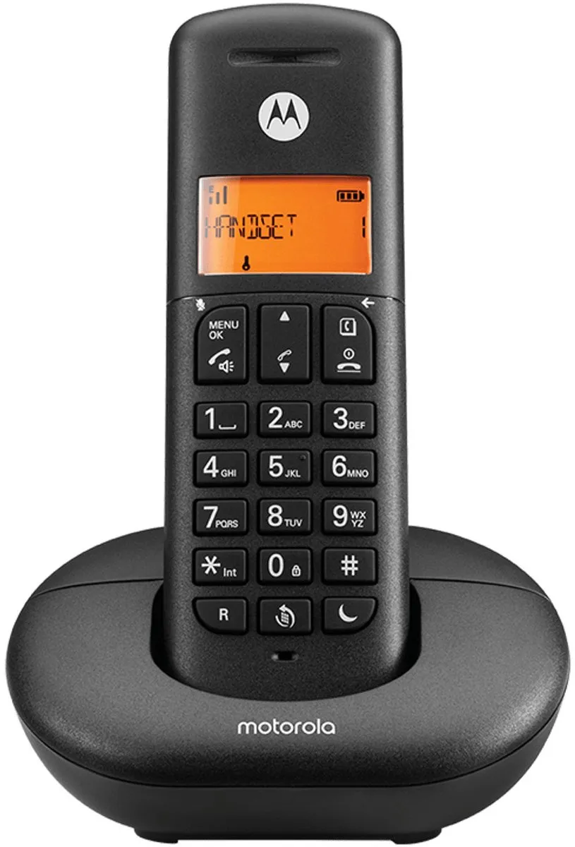 Motorola E201 DECT Telefoon - Zwart