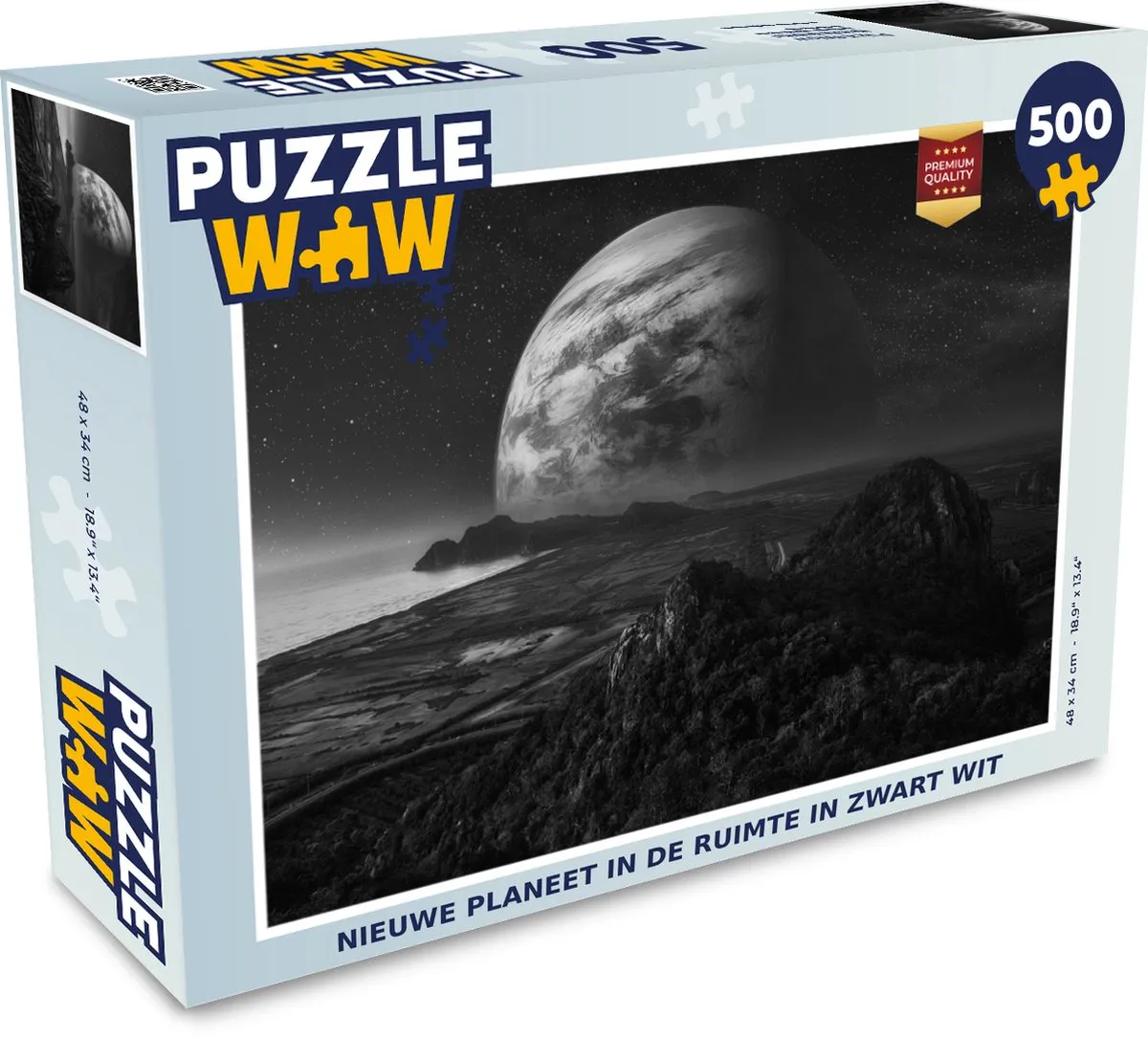 PuzzleWow Planeten Legpuzzel 500 Stuks