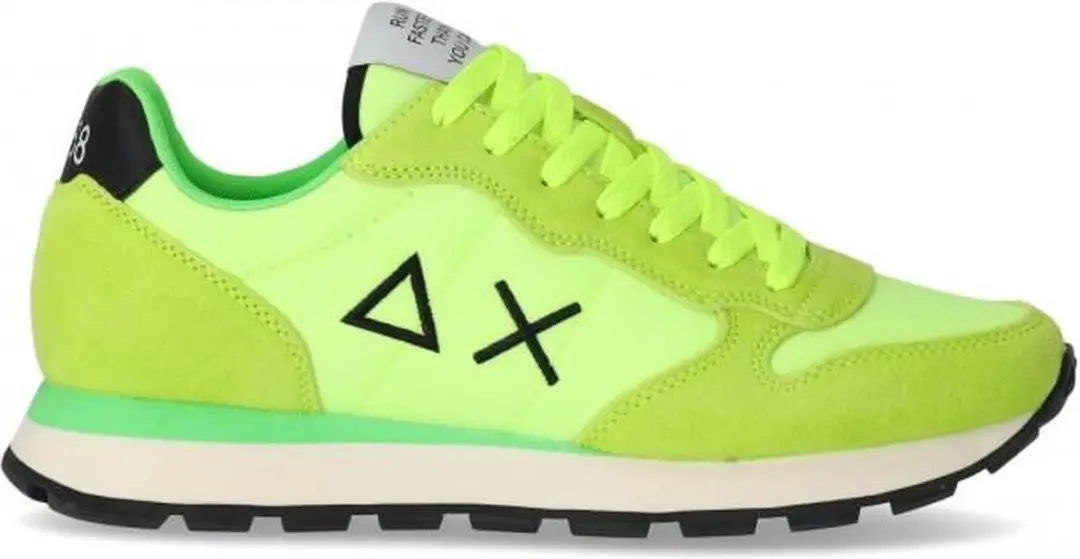 Fluo Gele SUN68 Sneakers Tom Solid Nylon