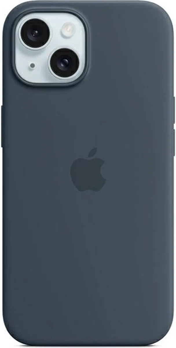 Apple iPhone 15 Plus Siliconenhoesje MT123ZM/A - Storm Blue - afbeelding 6 van 6