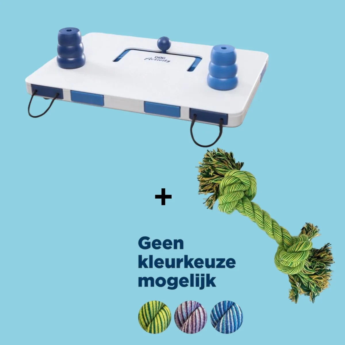 Trixie Interactief Hondenspel Denkuitdaging - Wit/Blauw/ Groen