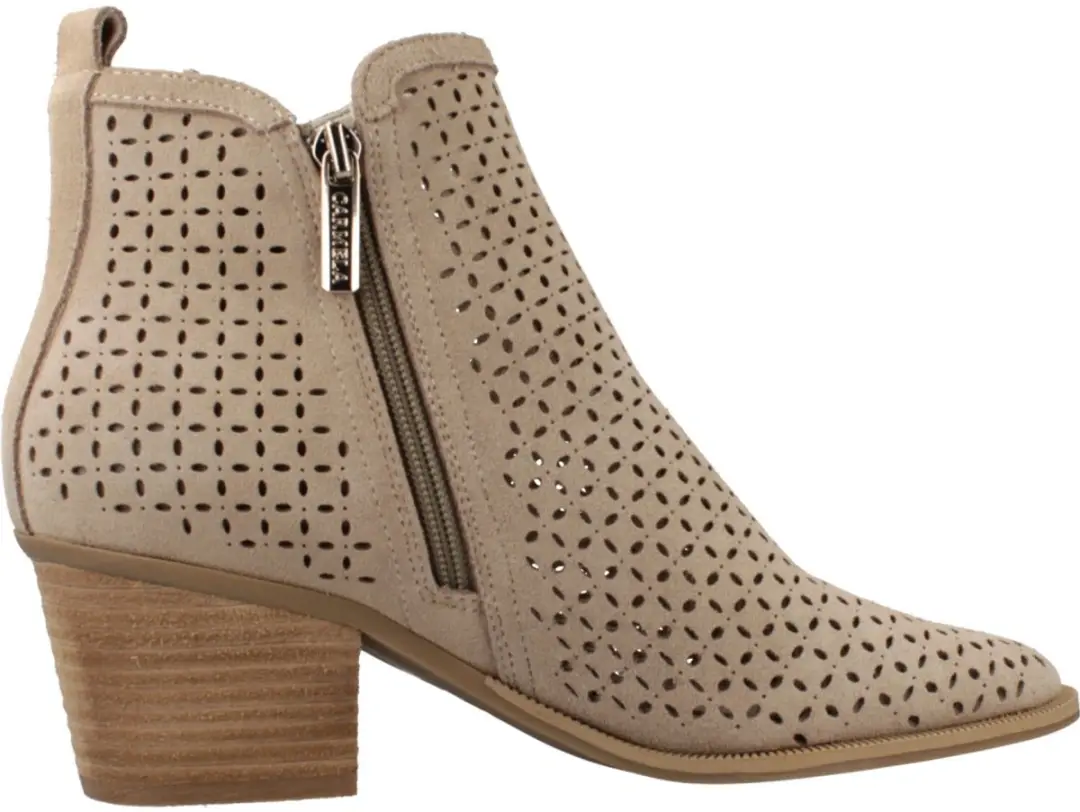 Carmela 163149 Booties Met Hak Beige EU 38 Vrouw