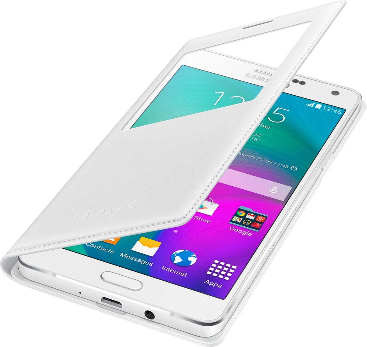 Samsung S-View Cover EF-CA700BCEGWW - Zwart - afbeelding 6 van 6