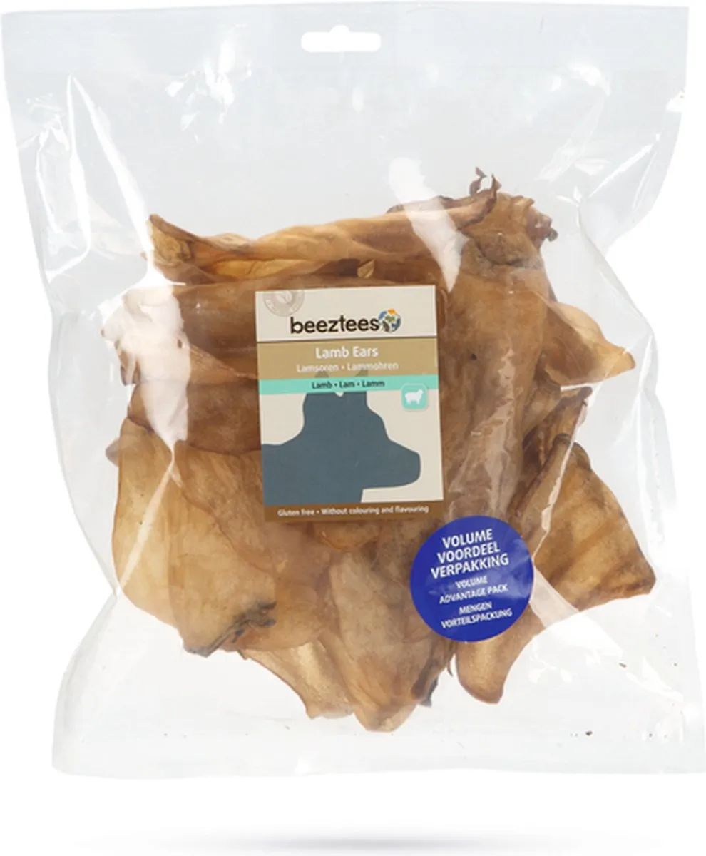 Beeztees Lamsoren Hondensnack - 125g - 10 Stuks